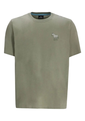 Paul Smith zebra-embellished cotton t-shirt - Green