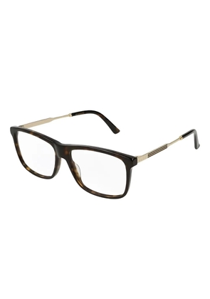 Gucci Eyewear rectangle-frame glasses - Brown
