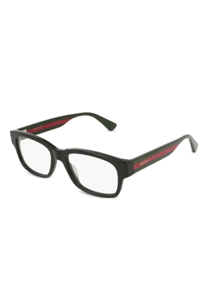 Gucci Eyewear Web-detail glasses - Black
