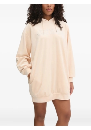 GUESS USA crystal-embellished hoodie dress - Neutrals