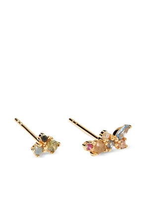 PD PAOLA La Palette multi-stone earrings (set of three) - Gold