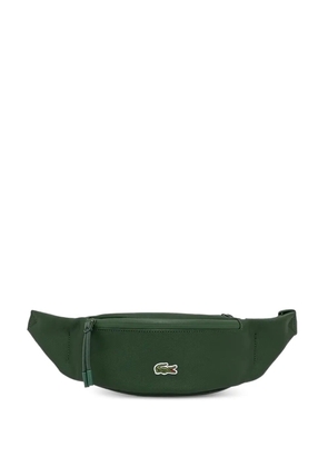 Lacoste LCST crocodile-embossed belt bag - Green