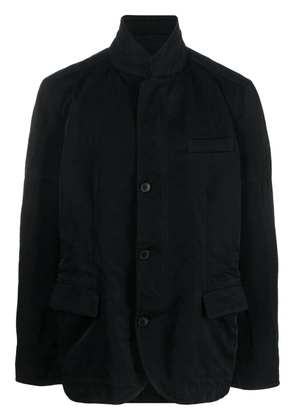 Valentino Garavani button-up cotton shirt jacket - Black
