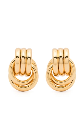 Heaven Mayhem baby Knot earrings - Gold