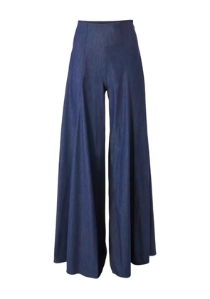 Carolina Herrera denim palazzo pants - Blue