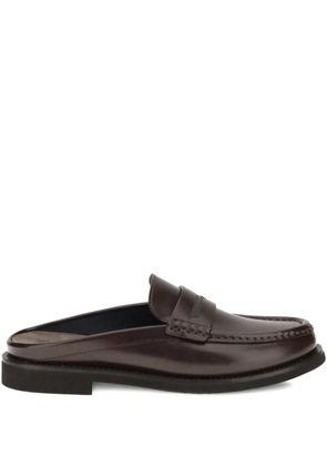 Brunello Cucinelli horsebit jewel-embellished mules - Brown