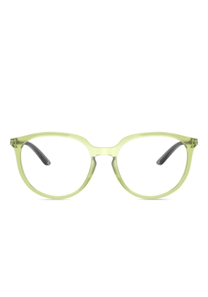 Oakley BMNG polished round glasses - Green