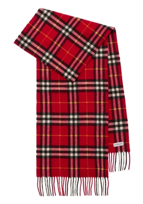 Burberry checkered cashmere scarf
