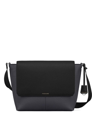 MAISON de SABRÉ Leather Flaire Messenger Bag - Black