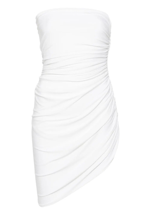 Norma Kamali Diana strapless minidress - White