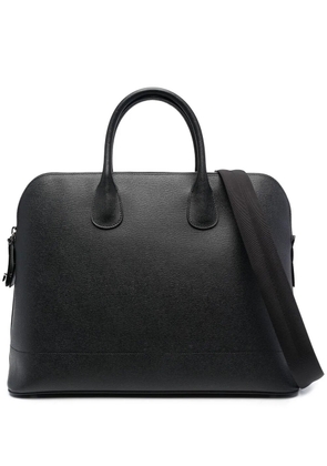 Valextra leather tote bag - Black