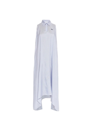 VETEMENTS silk maxi dress - Blue