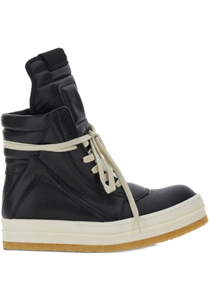 Rick Owens Geobasket zip-fastening sneakers - Black