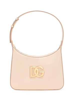 Dolce & Gabbana Spalla logo-plaque tote bag - Pink