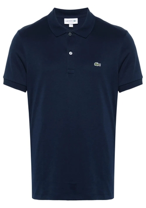 Lacoste logo-patch cotton polo shirt - Blue