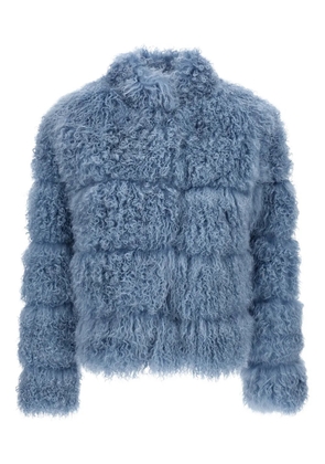 Simonetta Ravizza shearling jacket - Blue