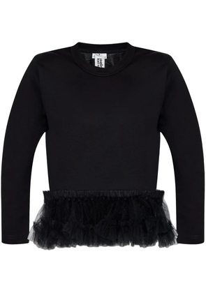 Noir Kei Ninomiya cotton jumper - Black