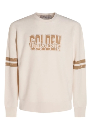 Golden Goose logo-graphic sweatshirt - Neutrals