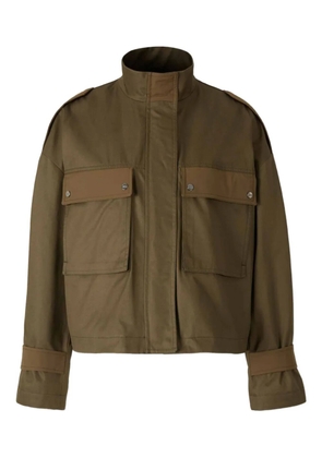 Herno zip-fastening flap-pockets military jacket - Green