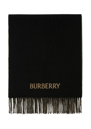Burberry two-tone cashmere scarf - Black
