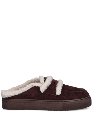 Inuikii penny-strap slippers - Brown