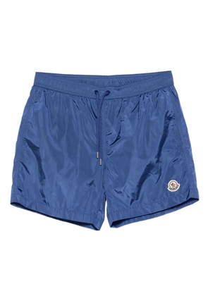 Moncler drawstring swim shorts - Blue