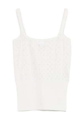 JW Anderson ribbed-knit tank top - White