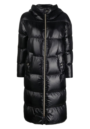 Herno quilted padded zipped coat - Black