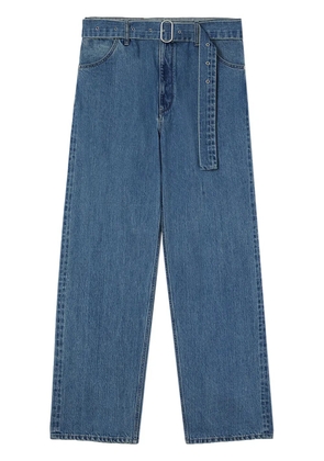 Jil Sander loose-fit belted jeans - Blue