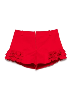SANDRO ruffle-detail short - Red