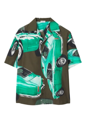 Burberry car-print shirt - Green