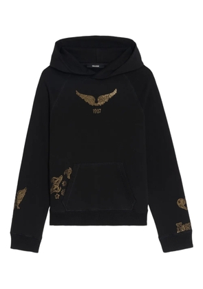 Zadig&Voltaire crystal-embellished hoodie - Black