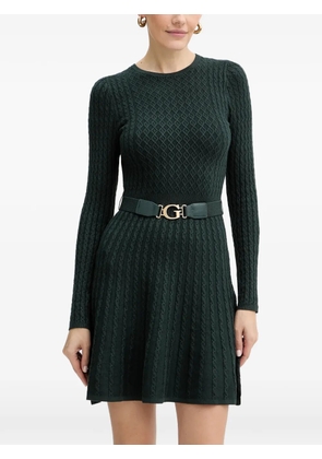GUESS USA braided belt mini dress - Green