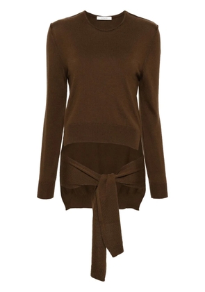 LEMAIRE Trompe L'oeil sweater - Brown