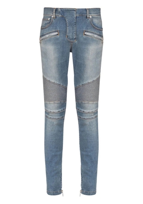 Balmain biker jeans - Blue