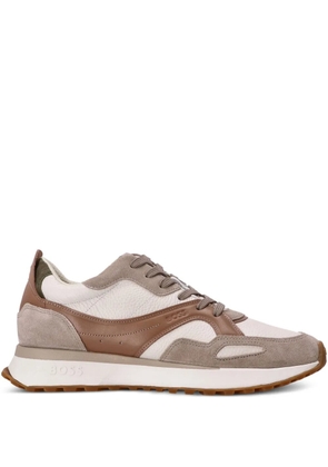 BOSS panelled sneakers - Neutrals
