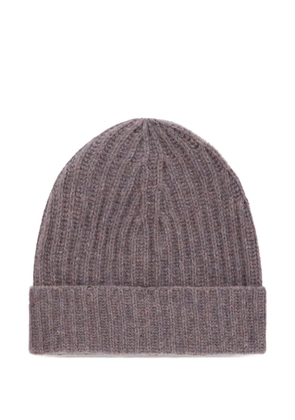 Malo ribbed beanie hat - Grey