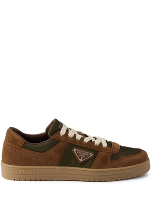 Prada Downtown suede sneakers - Brown
