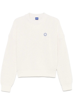 BOSS Slogery sweater - White