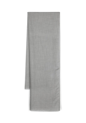 D4.0 fringed scarf - Grey