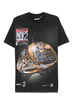 HELLSTAR ring-graphic crew-neck T-shirt - Black