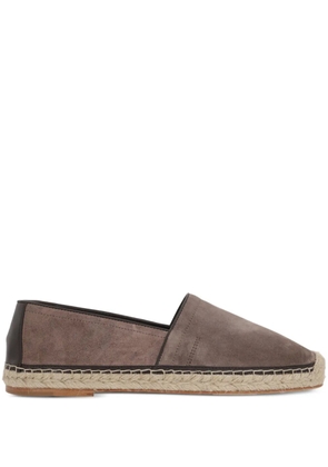 Brunello Cucinelli suede espadrilles - Brown