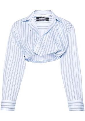 Jacquemus La Chemise Bahia striped shirt - Blue