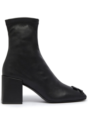 Courrèges Reedition AC faux-leather ankle boots - Black