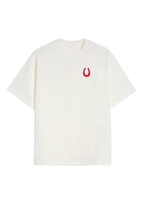 Jil Sander crew-neck embroidered T-shirt - Neutrals