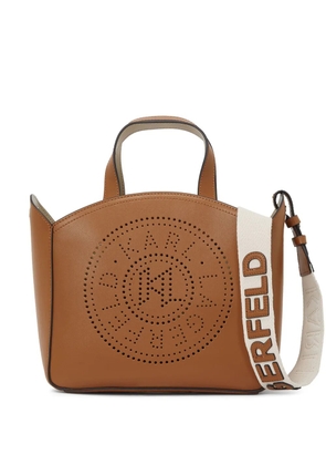 Karl Lagerfeld small K/Circle bag - Brown
