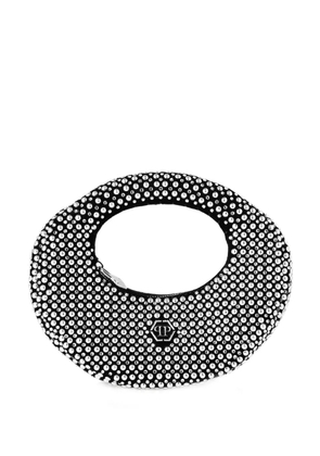 Philipp Plein oval stud-embellished tote bag - Black