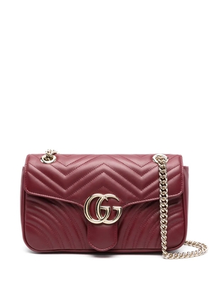 Gucci small GG Marmont shoulder bag - Red