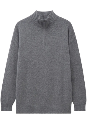 Pringle of Scotland zip cashmere jumper - Grey