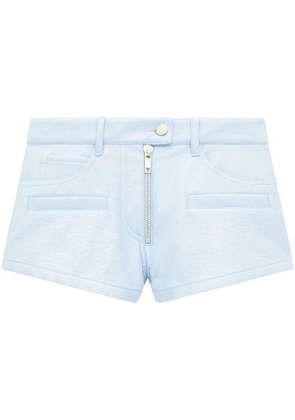 Courrèges heritage vinyl shorts - Blue